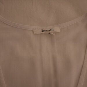 Splendid White Linen Shift Dress - Size M